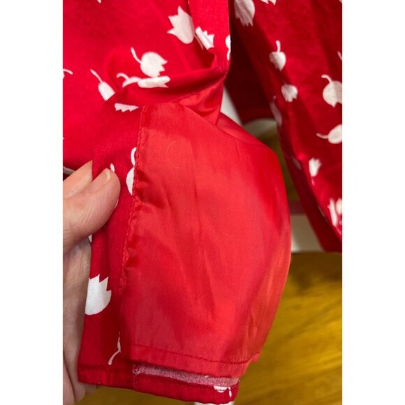 Liz Claiborne Dress Summer Maxi Bright Modest Square Neckline Elegant Womens 6 - Picture 9 of 12